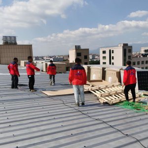 企業電站安裝中